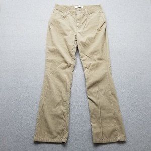 Tommy‎ Hilfiger Pants Womens 8 Tan Beige Flared Pockets Corduroy 30x30